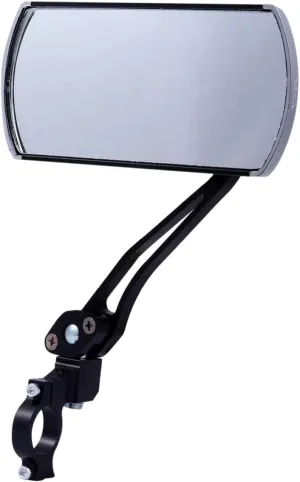 1 Pair Bike Mirrors Durable Rear View Safety Mirrors for Mountain Bikes and Motorcycles Easy Installation with Required Screws Weather Resistant Design