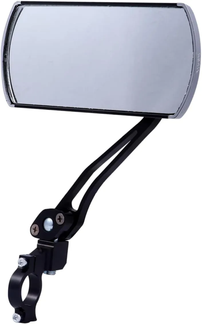 1 Pair Bike Mirrors Durable Rear View Safety Mirrors for Mountain Bikes and Motorcycles Easy Installation with Required Screws Weather Resistant Design