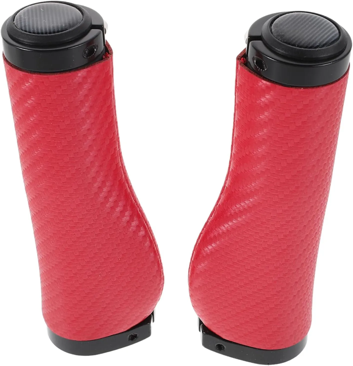 1 Pair Ergonomic Mountain Bike Handle Grips Non Slip PU Bicycle Handlebar Covers Shock Absorbing and Hand Sewn for Comfort Easy Installation for Cycling Adventures Fit