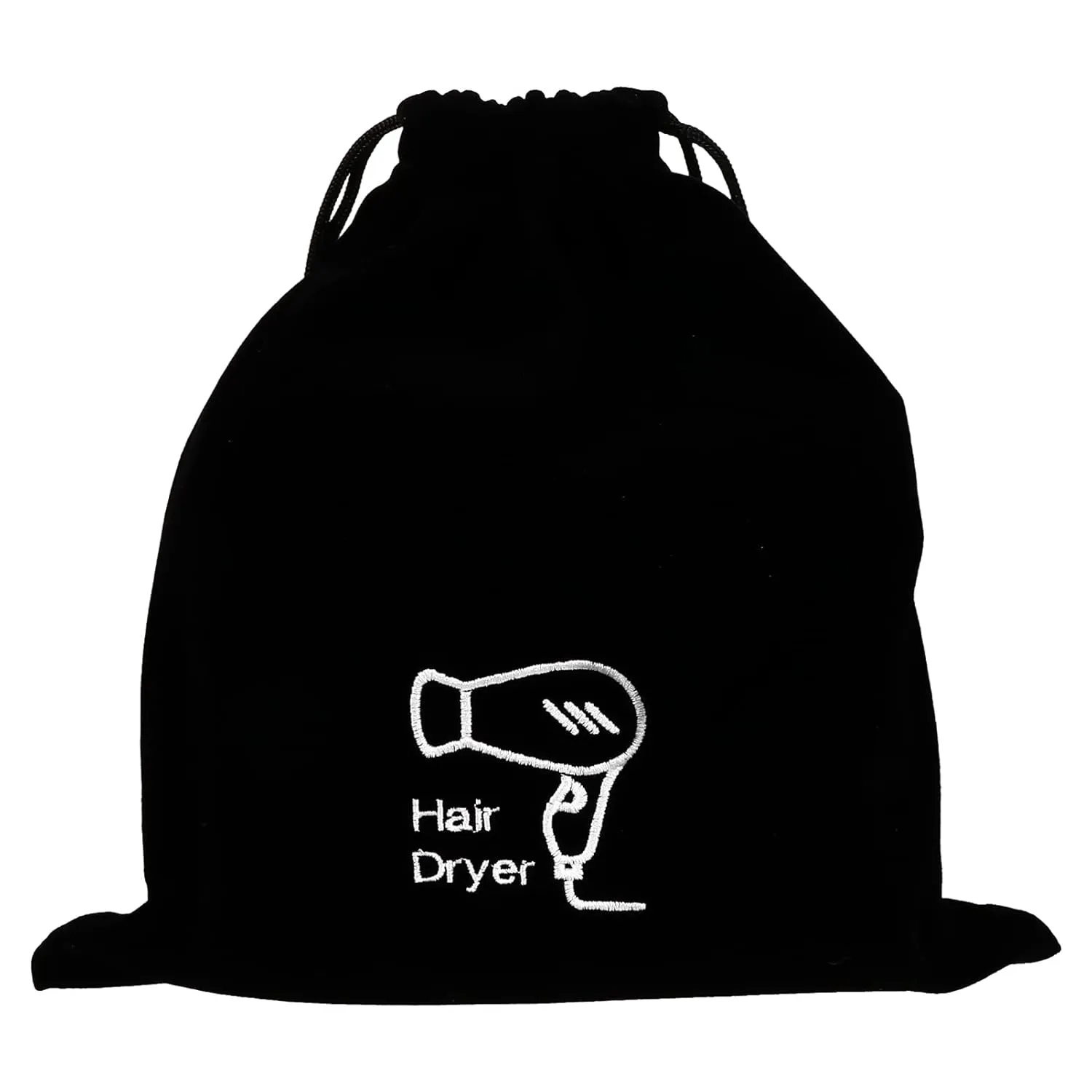 1pc Hair Dryer Storage Bag Portable Hair Dryer Shoe Drawstring Hair Dryer Drawstring Bag Black Jewelry Drawstring Bag for Hair Dryers Hair Dryer Bag Travel Flannel Headband Wen Wan