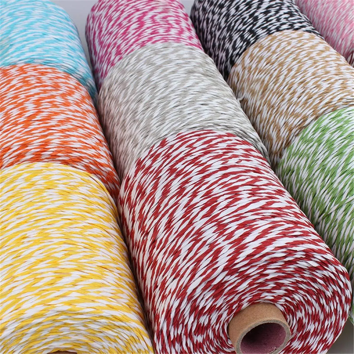 2 Pack of Natural Cotton Golden Silk Colorful Raffia Yarn Cotton Line Rayon Raffia Rope for Summer Sun Straw Hat Beach Bag DIY Hand Knitting Handbag