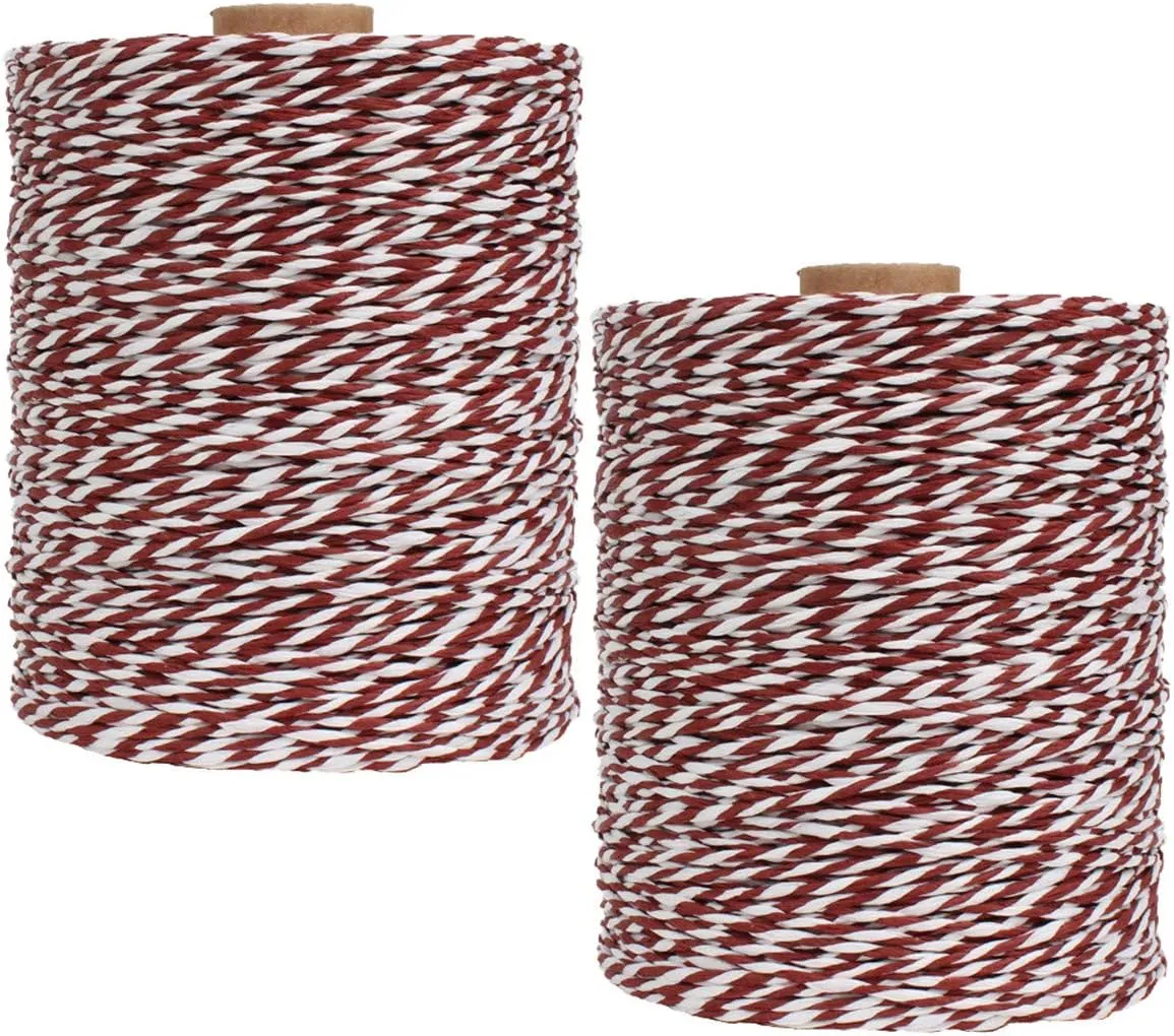2 Pack of Natural Cotton Golden Silk Colorful Raffia Yarn Cotton Line Rayon Raffia Rope for Summer Sun Straw Hat Beach Bag DIY Hand Knitting Handbag