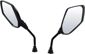 2pcs Convex Mirrors High-visibility Reflective Side View Mirrors for Safe Riding Easy Install for Handlebars Lightweight Accessories