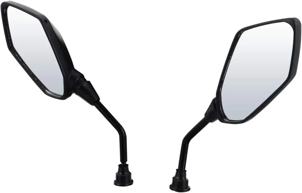 2pcs Convex Mirrors High-visibility Reflective Side View Mirrors for Safe Riding Easy Install for Handlebars Lightweight Accessories