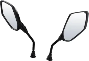 2pcs Handlebar Convex Mirror for Bicycles Safe Rear View Reflector with Rotation Lightweight Design Visibility for Electric Bikes