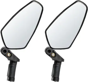 2Pcs Mountain Bike Mirror Versatile Handlebar Rearview Mirror Design Easy Installation Bike Accessory for Cycling
