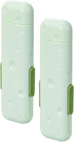 3 in 1 Needle Threaders Seam Ripper, Automatic Stretchable Seam Rippers for Sewing, Threader Openers Quick Sewing Set Tool with Magnetic Needle Storage Case for Hand Embroidery Sewing (Green*2)