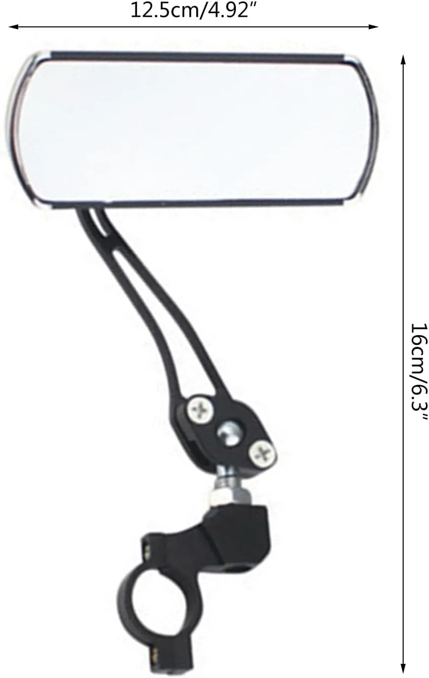 360 Degree Rotatable Bike Rear View Glass Bicycles Wide Ranges Back Sight Cycling Accessories Rear View Glass