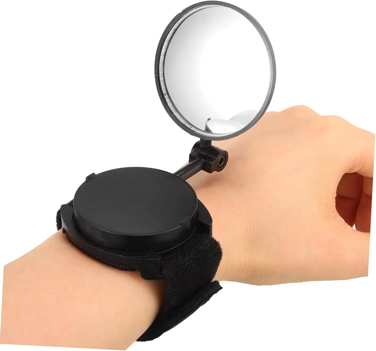 5pcs Wristband Rear View Mirror Rotatable Cycling Accessory for Enhanced Safety Lightweight Reflective Design for Nighttime Visibility Fit for Outdoor Riding