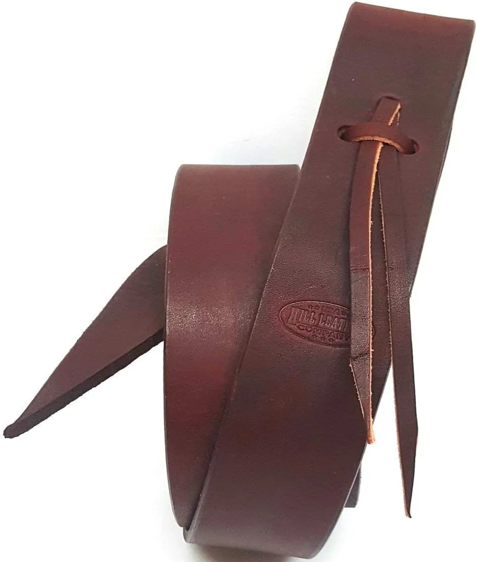 6' (72") Premium Latigo Leather Saddle Cinch Tie Strap - Western Saddle Strap - Leather Saddle Cinch