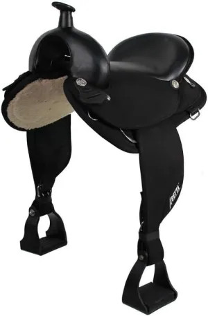Abetta Gaited Comfort Trail Saddle 18 Black