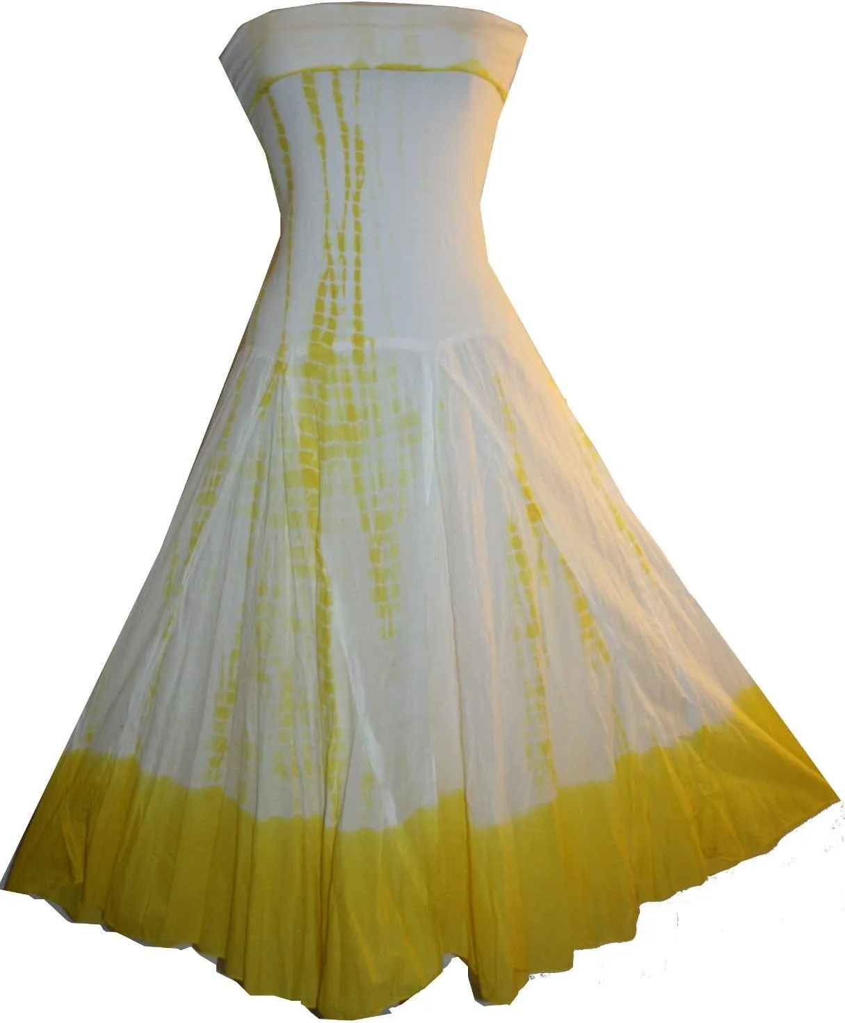 Agan Traders Women's Cotton Tie Dye Boho Long Halter Tube Maxi Dress
