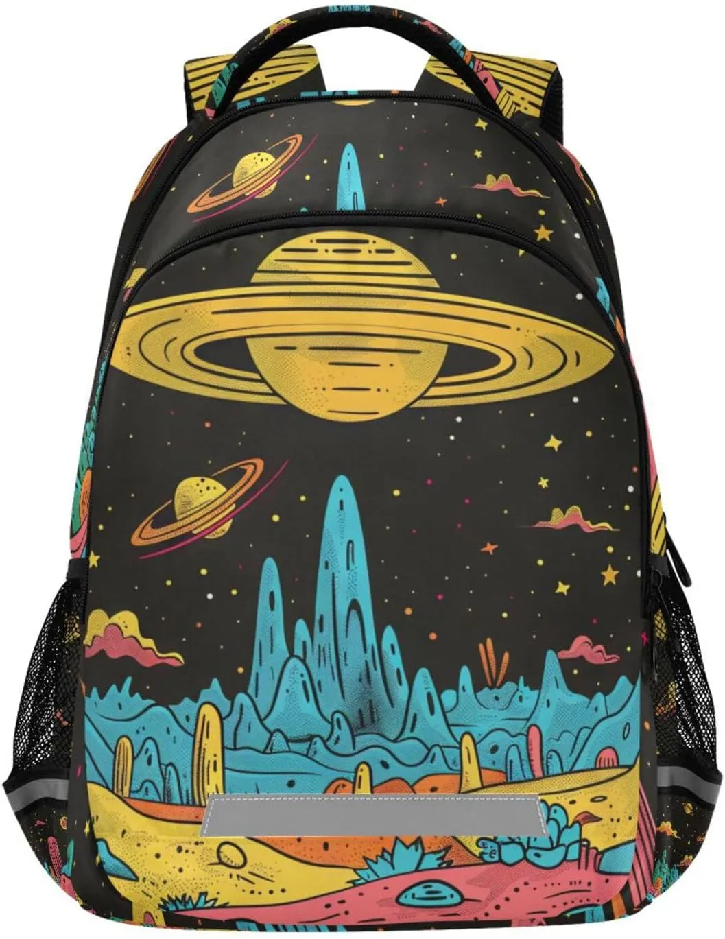 AIXIWAWA Travel Backpack Distant Planet Print for Women Men, Laptop Backpack Daypacks with Padded Straps and Back 11.6×4.9×16.7 IN