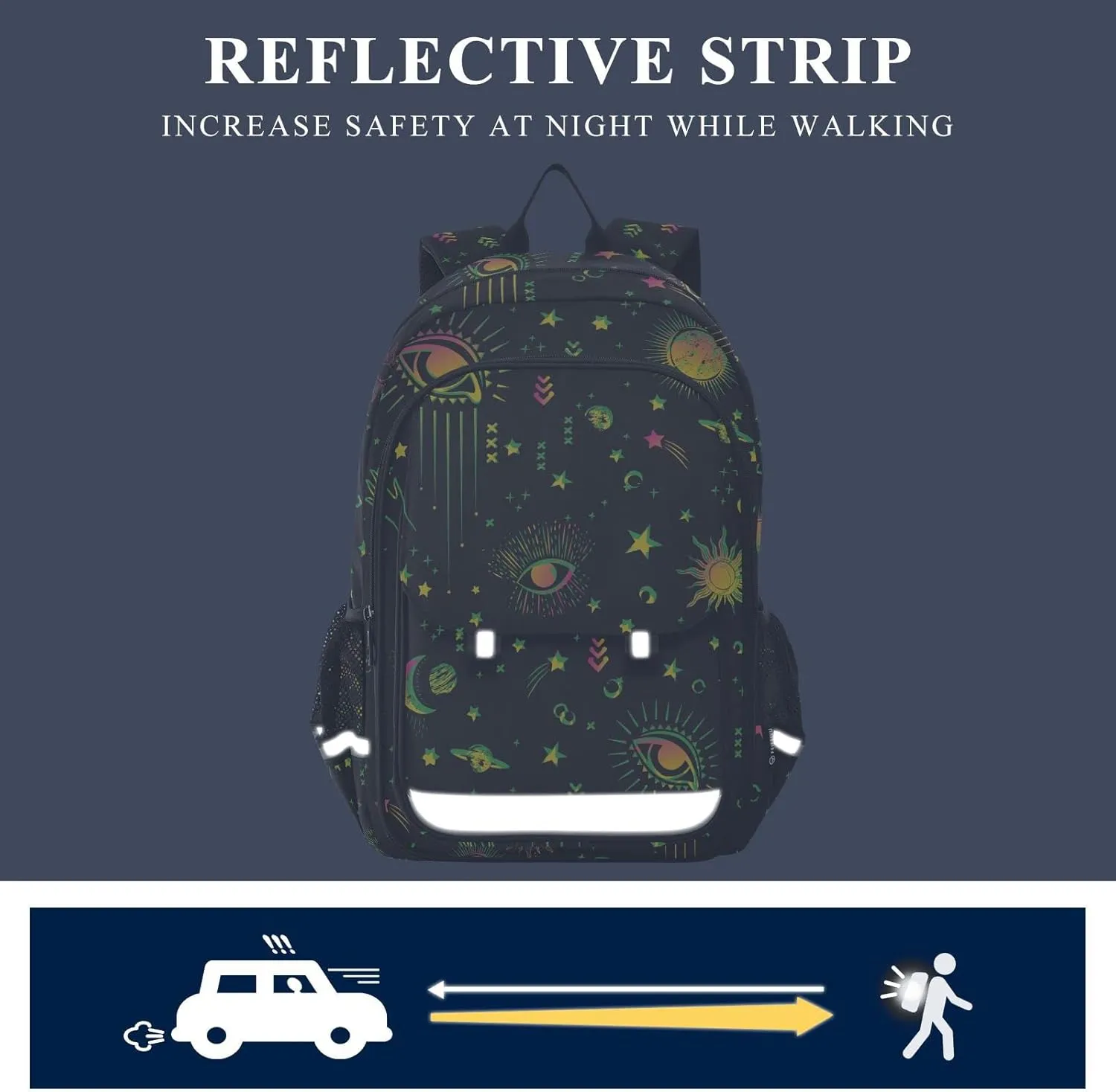 ALAZA Space Galaxy Constellation Casual Daypacks Bookbag Bag