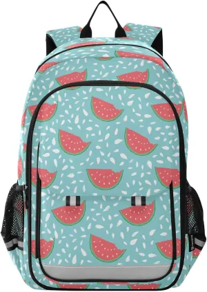 ALAZA Watermelon Hand Drawn Casual Daypacks Outdoor Backpack