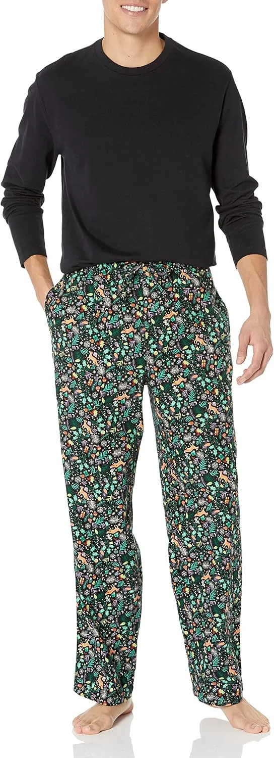 Amazon Essentials Men's Soft Flannel Pajama Sleepwear Set (Available in Big & Tall)