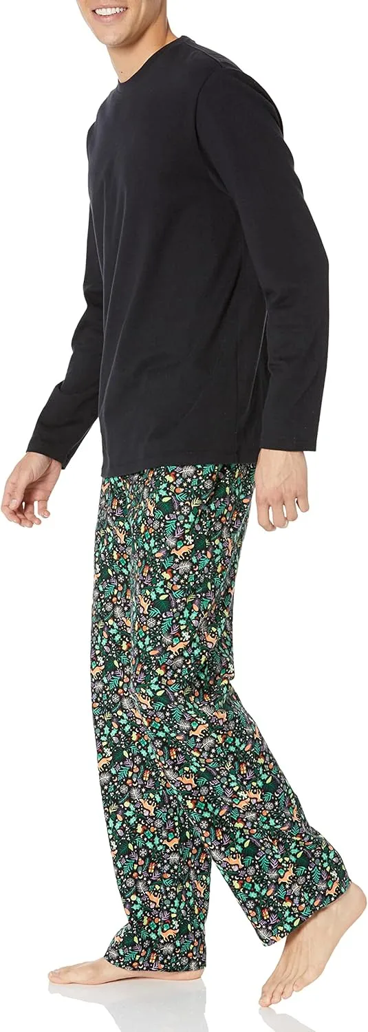 Amazon Essentials Men's Soft Flannel Pajama Sleepwear Set (Available in Big & Tall)