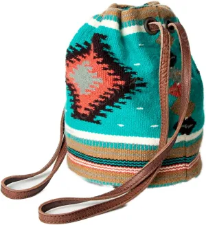American Darling ADBG718 Bucket Saddle Blanket Genuine Leather Women Bag Western Handbag Purse| Handbag | Leather Duffle Bag