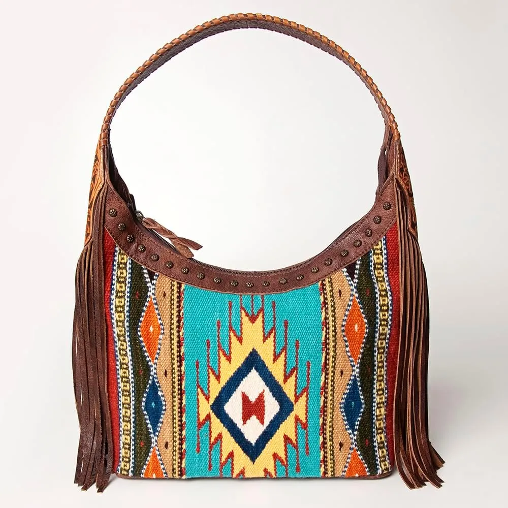 American Darling Hobo Hair On Genuine Leather women bag western handbag purse
