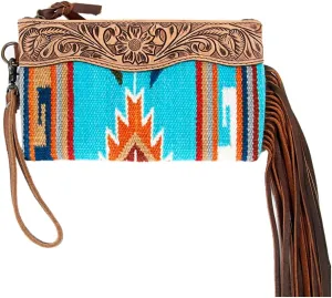 American Darling Saddle Blanket Wristlet