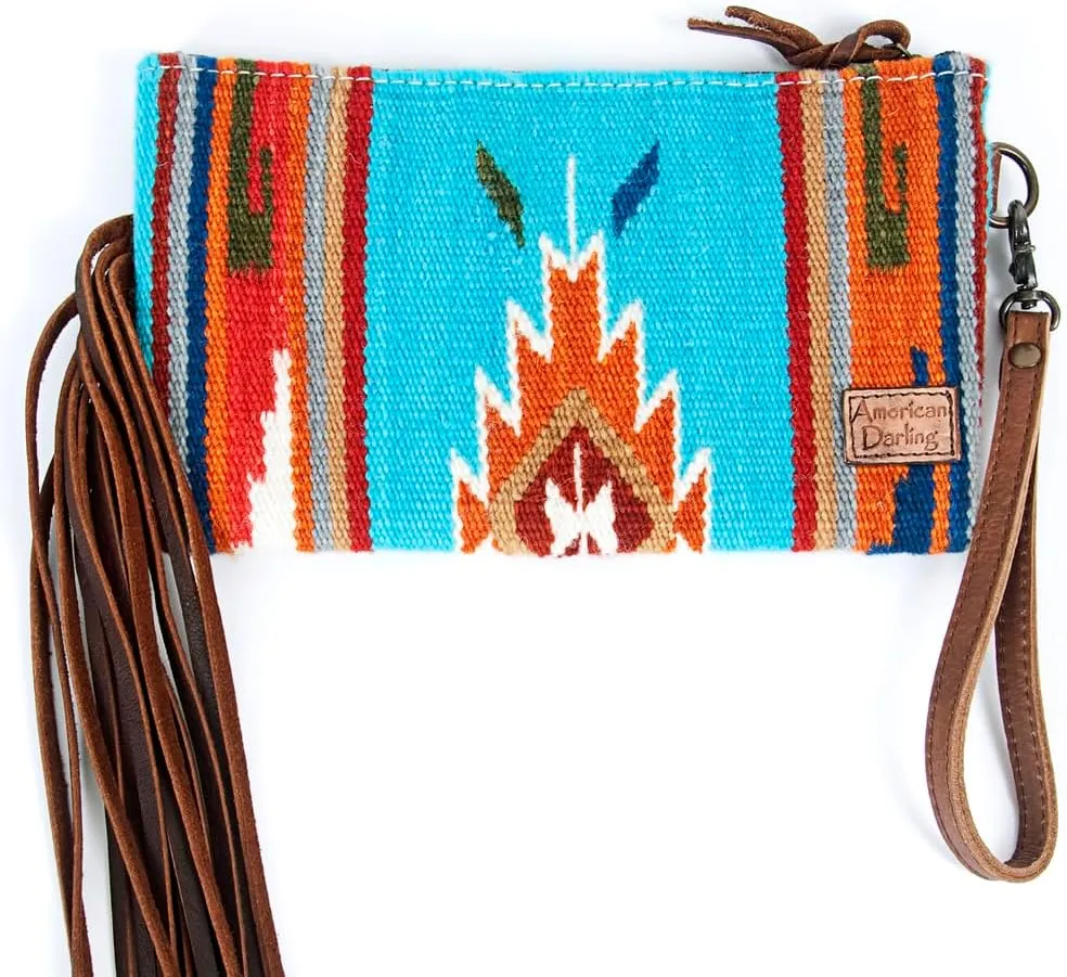 American Darling Saddle Blanket Wristlet