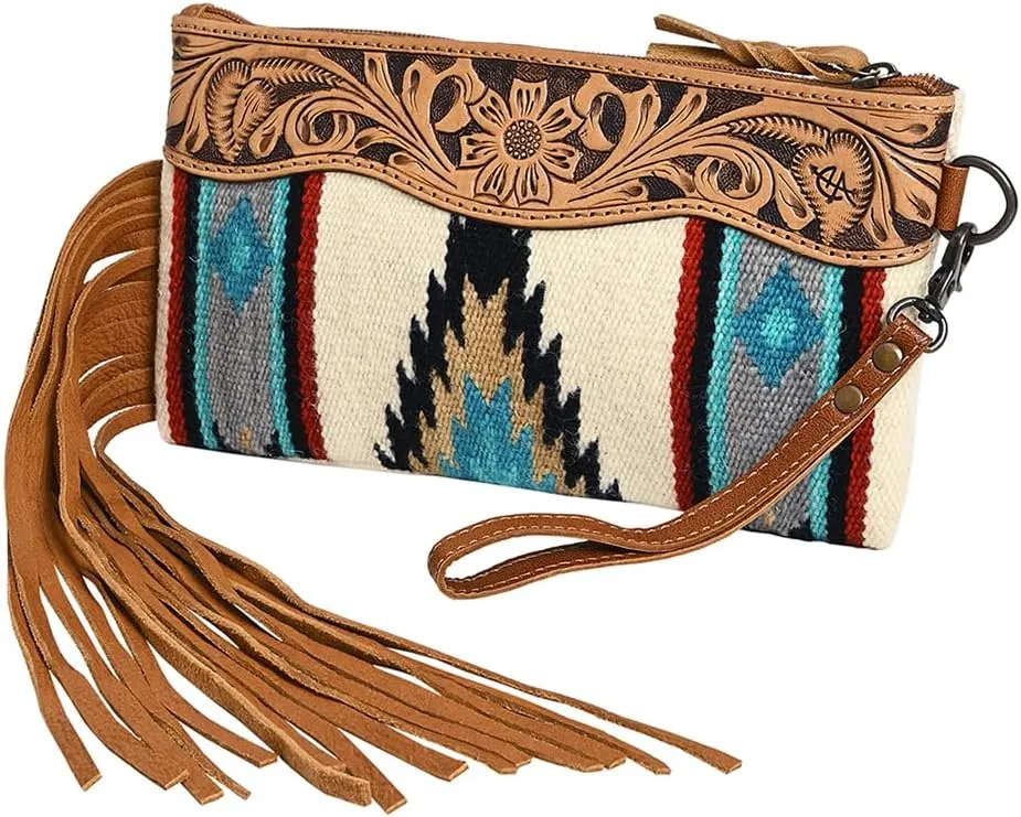 American Darling Saddle Blanket Wristlet
