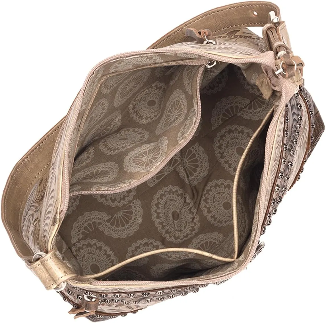 American West Ladies Saddle Ridge Zip Top Shoulder Bag