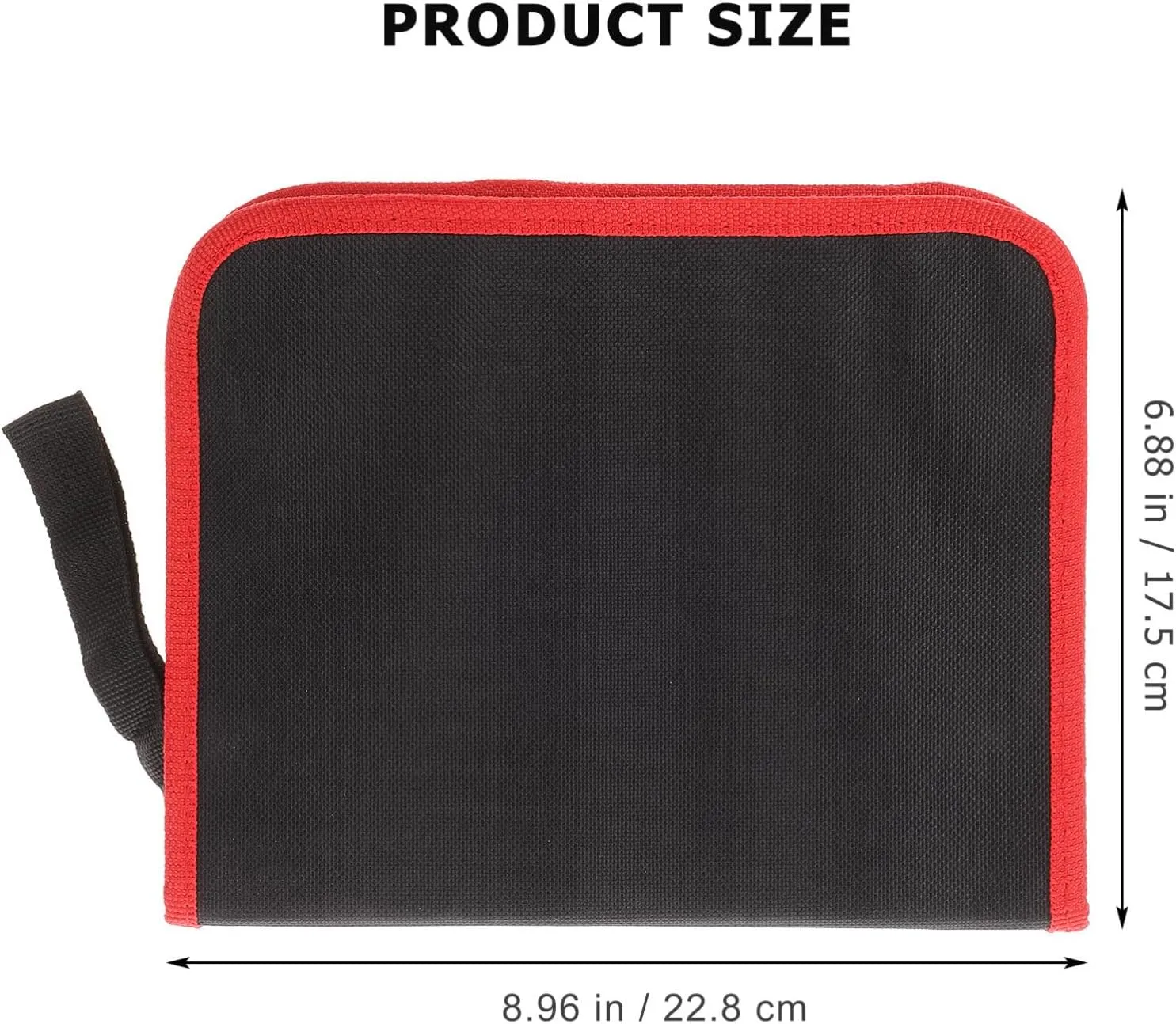 Angoily Drill Bit Storage Bag Zipper Bit Tool Bag Oxford Cloth Handheld Bit Pouch Tool Kits Organizer Storage Pouch Canvas