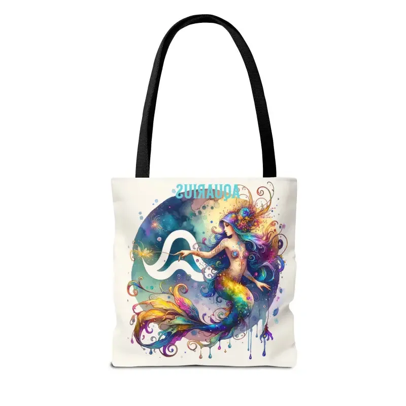 Aquarius Zodiac Tote Bag for Everyday Vibes