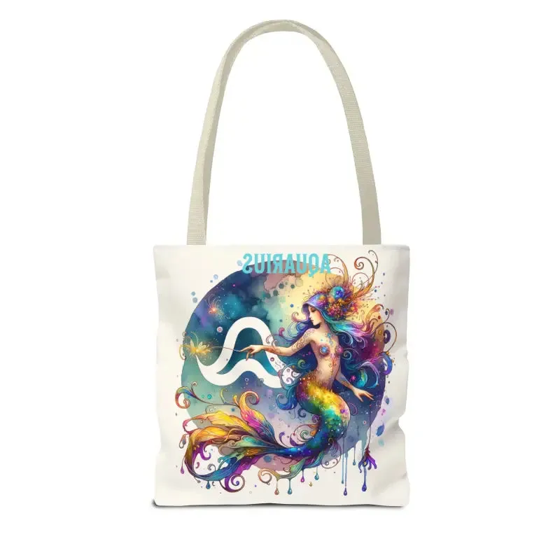 Aquarius Zodiac Tote Bag for Everyday Vibes