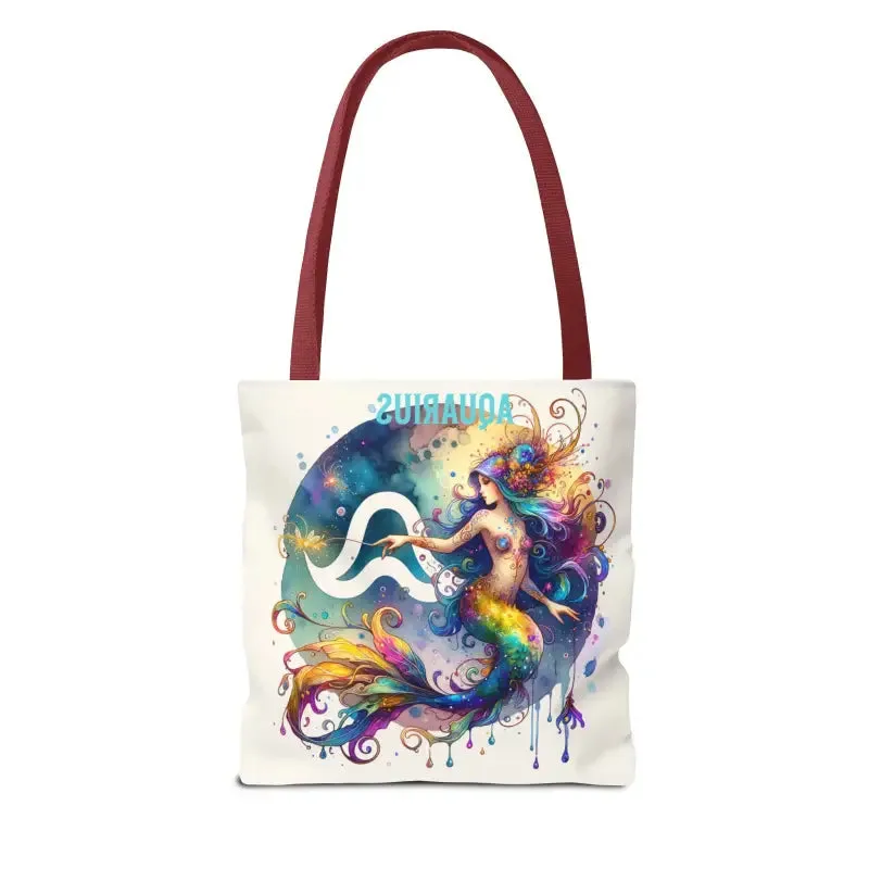 Aquarius Zodiac Tote Bag for Everyday Vibes