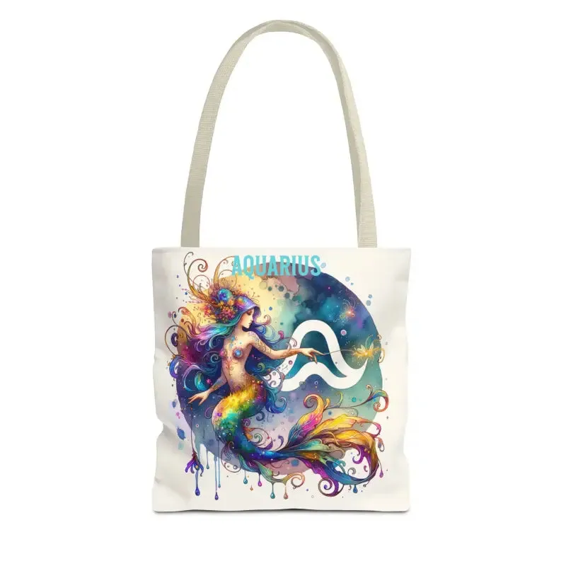 Aquarius Zodiac Tote Bag for Everyday Vibes