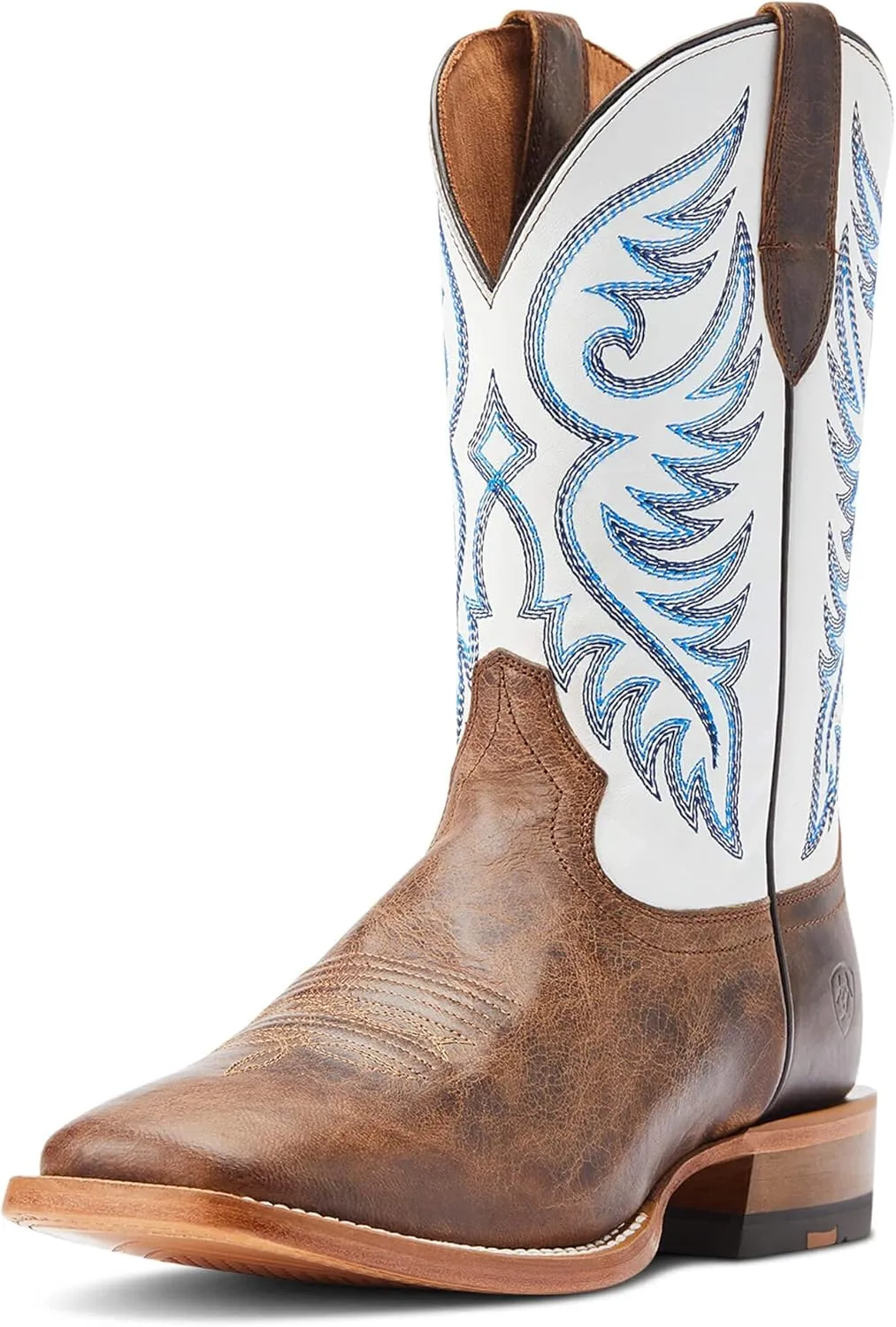 ARIAT Men`s Tanglewood Bone 11In Honorable Blue Top Cowboy Boot