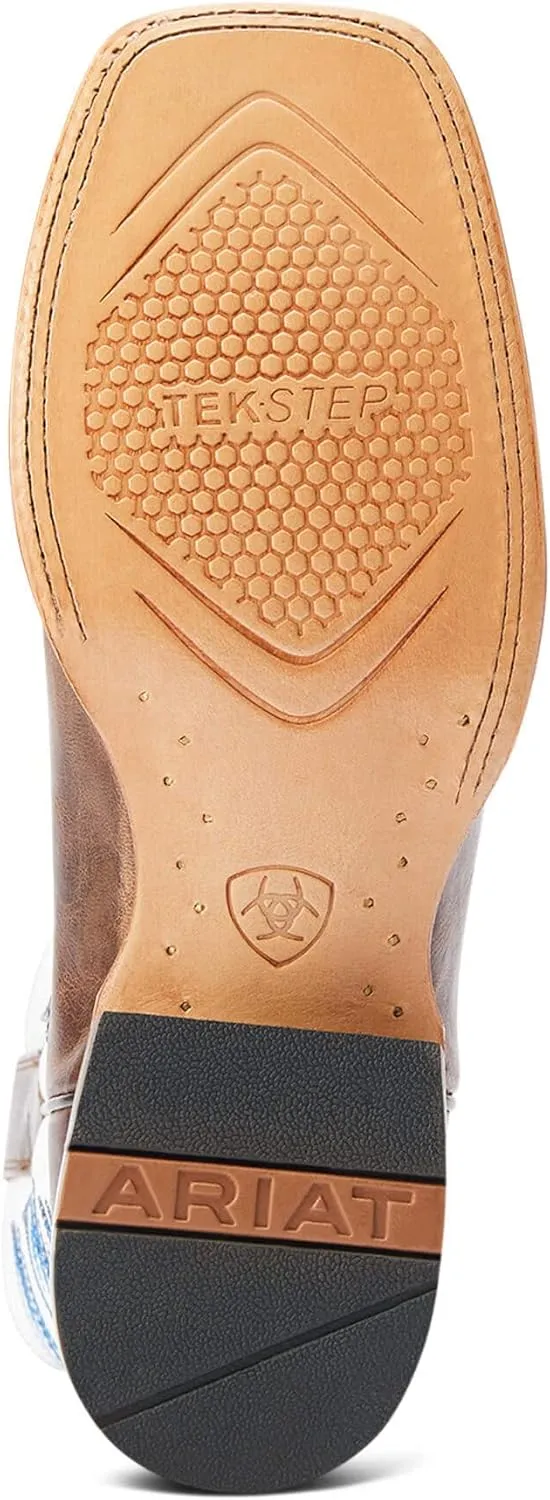 ARIAT Men`s Tanglewood Bone 11In Honorable Blue Top Cowboy Boot