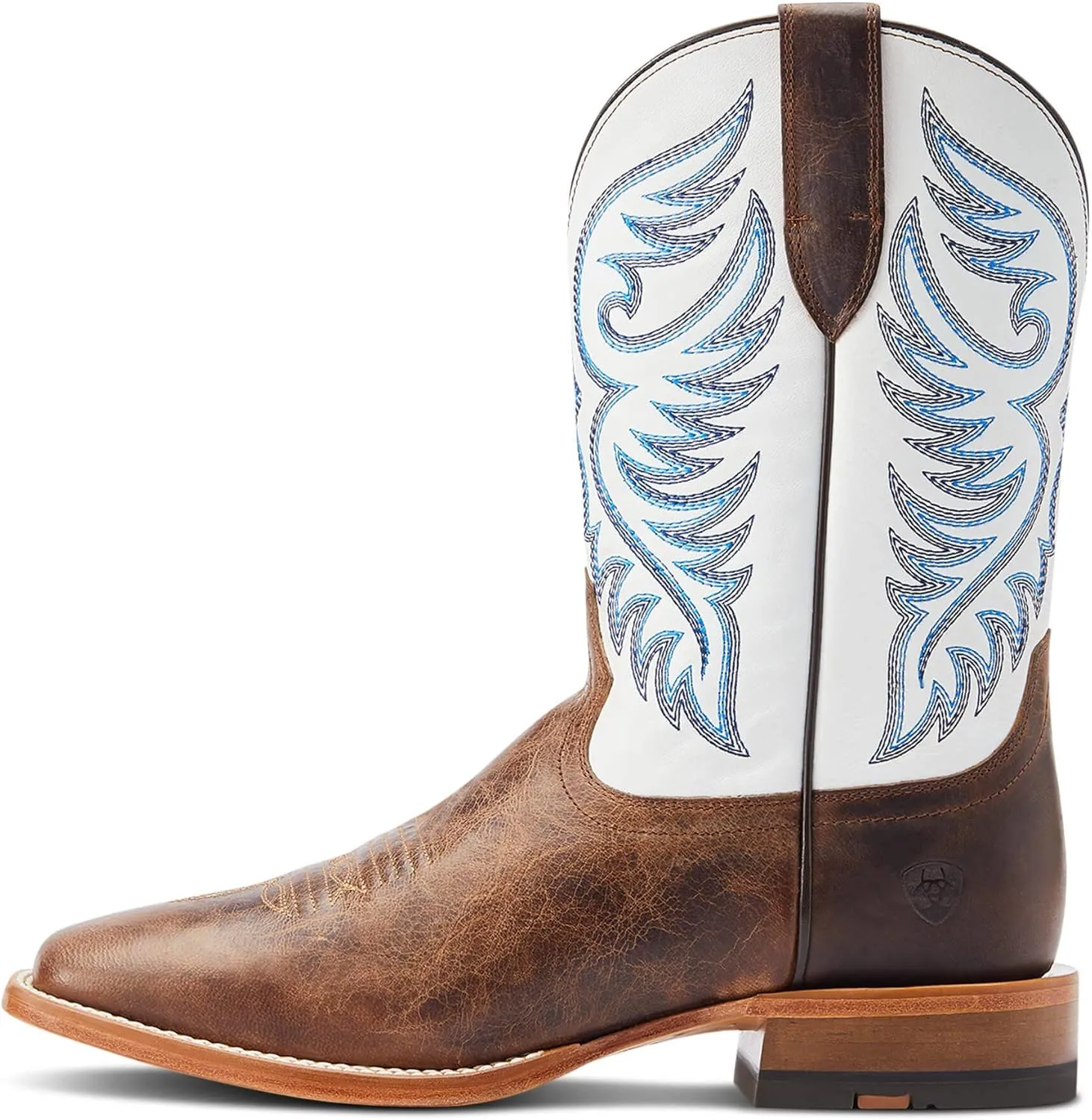 ARIAT Men`s Tanglewood Bone 11In Honorable Blue Top Cowboy Boot