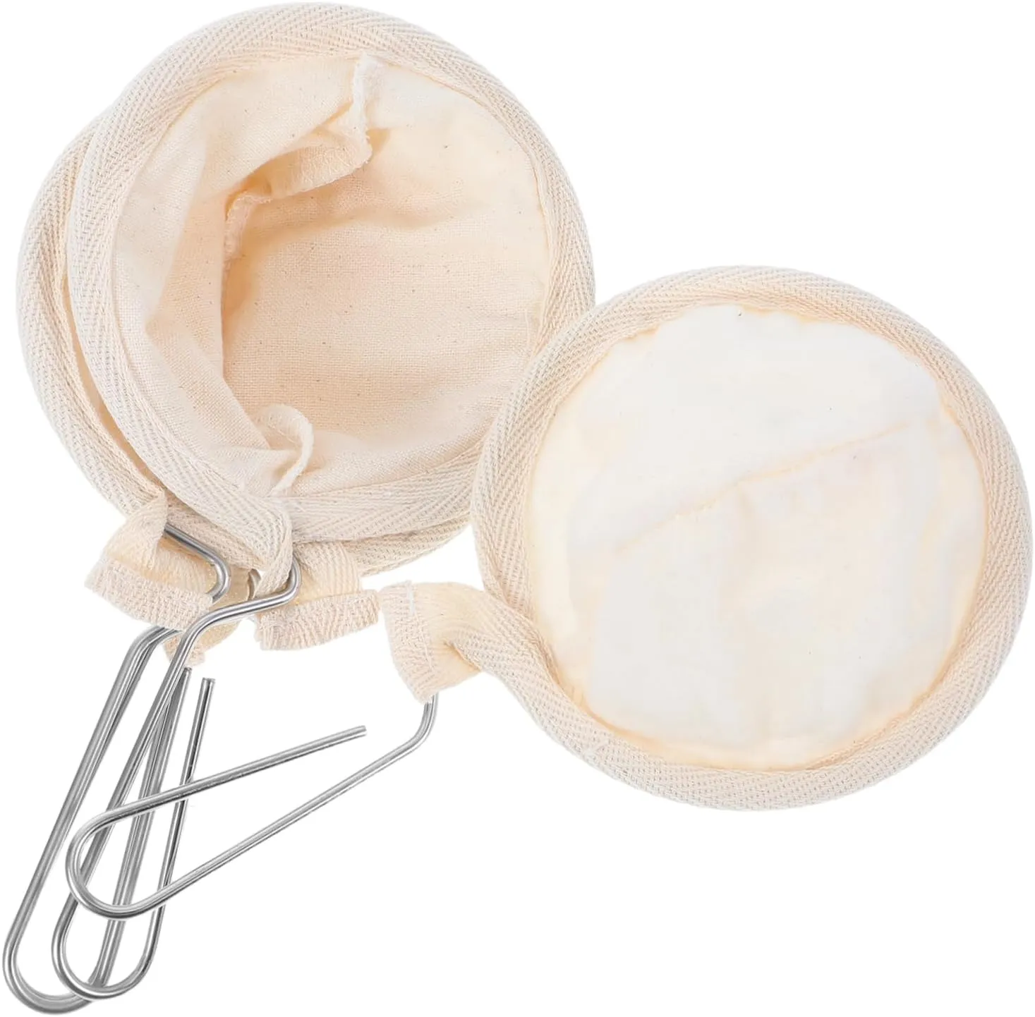 ARTIBETTER Pcs Handmade Coffee Filter Bag Thai Tea Hand Drip Flannel Drip Filter Soy Milk Bag Collapsible Reusable Portable for Travel