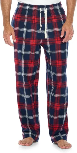 Ashford & Brooks Mens Super Soft Flannel Plaid Pajama Sleep Pants