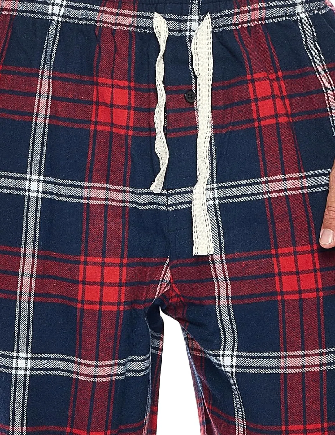 Ashford & Brooks Mens Super Soft Flannel Plaid Pajama Sleep Pants