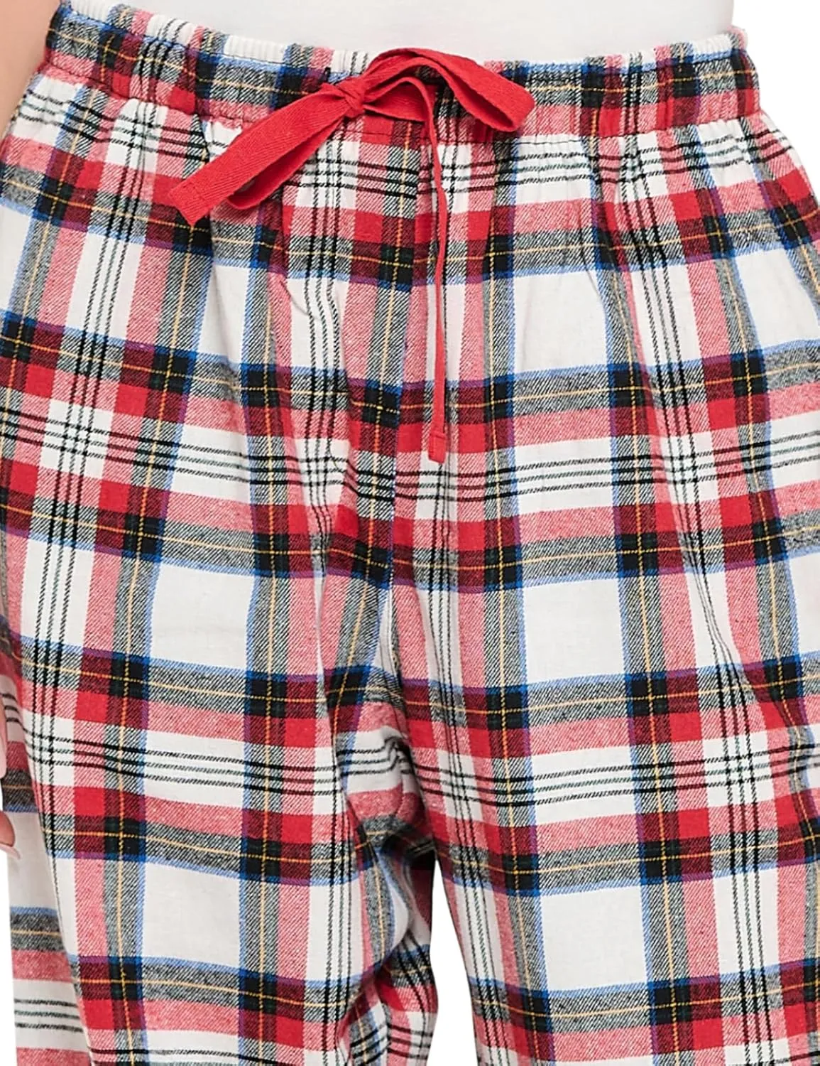 Ashford & Brooks Women's Super Soft Flannel Plaid Pajama Sleep Pants