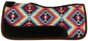 Aztec Print Pony Saddle Pad with Felt Bottom