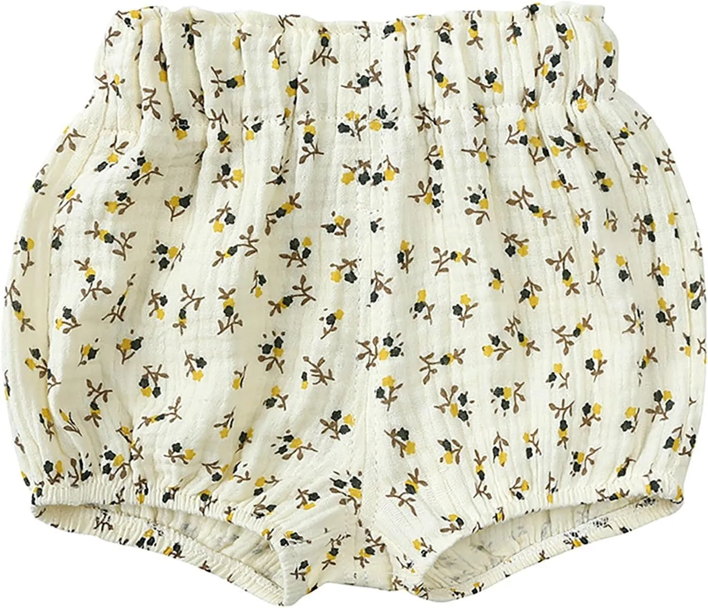 Baby Girl Boy Bottom Shorts Heart-Shaped Print Elastic Shorts Baby Cover Summer Loose Harem Short Cute Training Pants