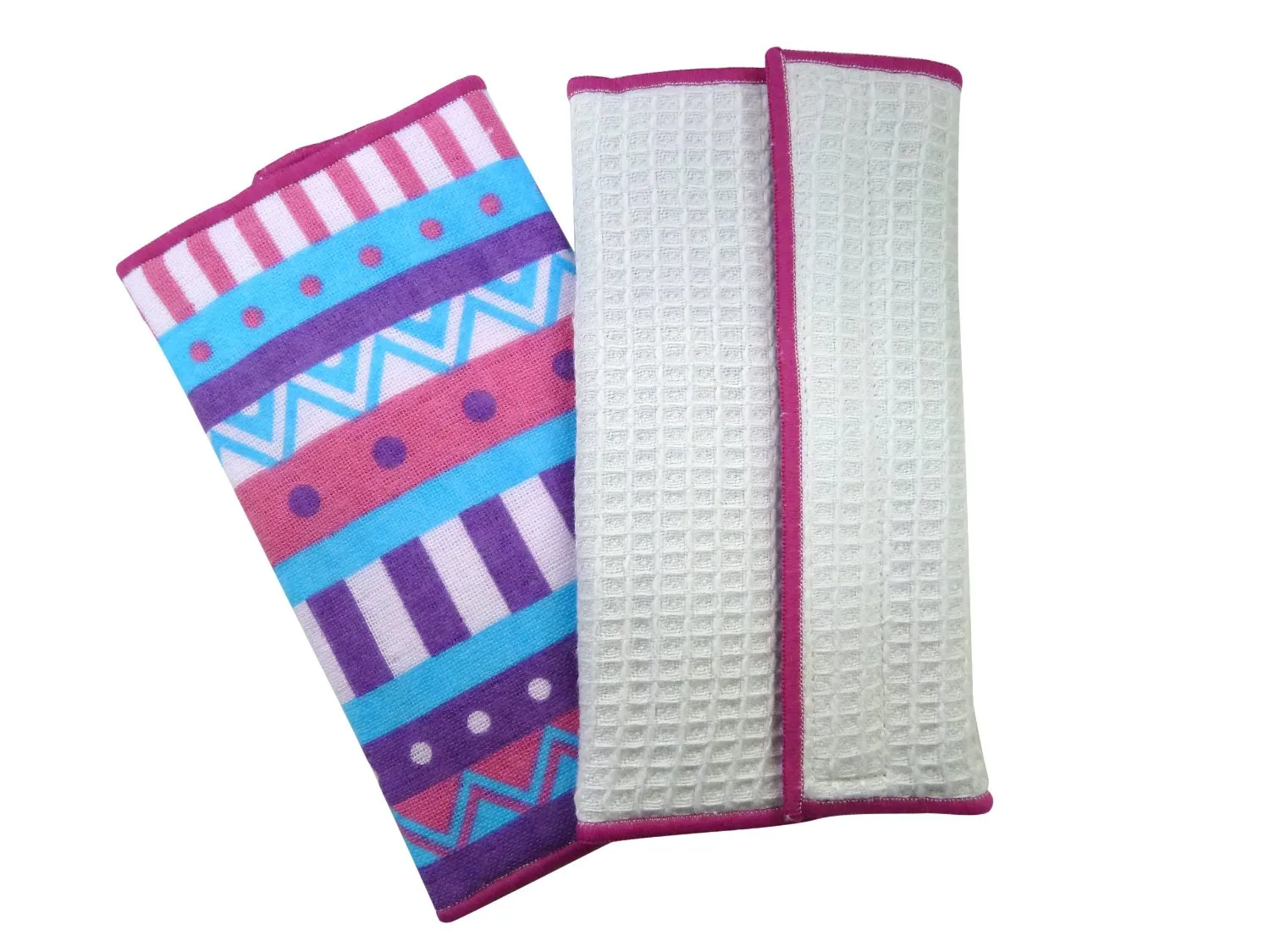 Baby Hopper Reversible Belt Cover - Pink Border