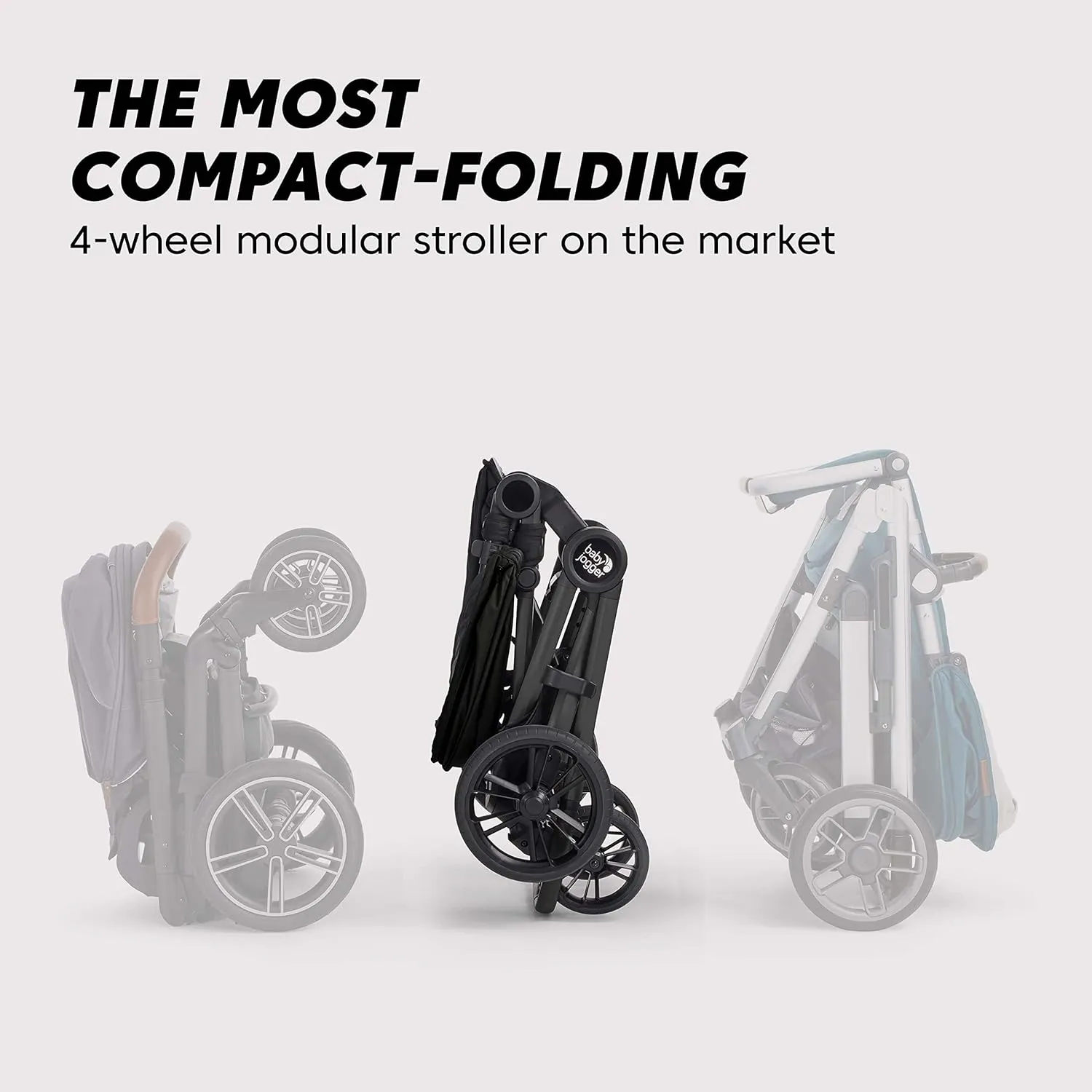 Baby Jogger® City Sights® Stroller - Convertible Stroller with Compact Fold, Dark Slate