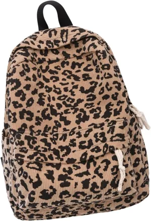 Back Packs，Student School Bag Autumn Winter Backpack Large Capacity Laptop Daypacks Leopards Print Backpack Travel Preppy Bag