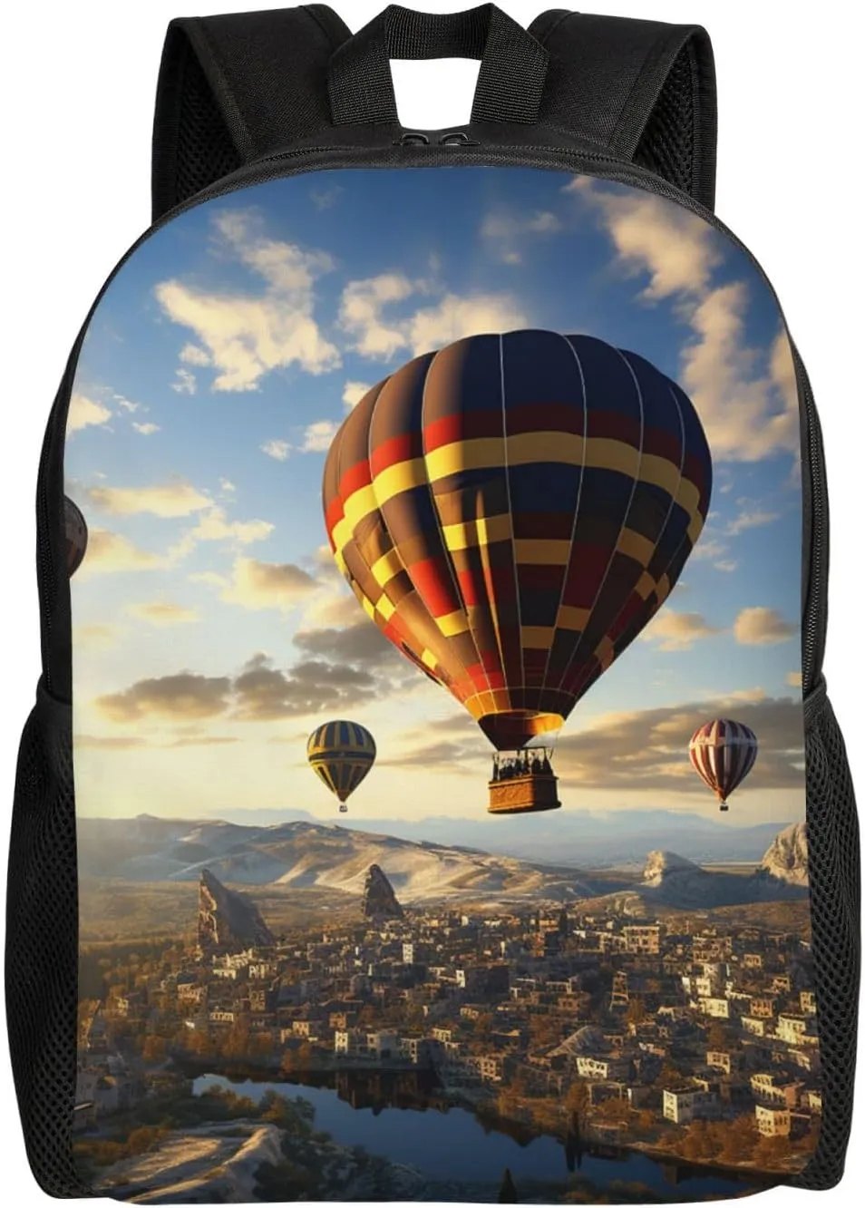 Backpack for Men Women 16.1 Inch Laptop Backpack Tour of The Balloon Daypack Laptop Bag for Travel