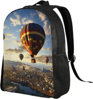 Backpack for Men Women 16.1 Inch Laptop Backpack Tour of The Balloon Daypack Laptop Bag for Travel