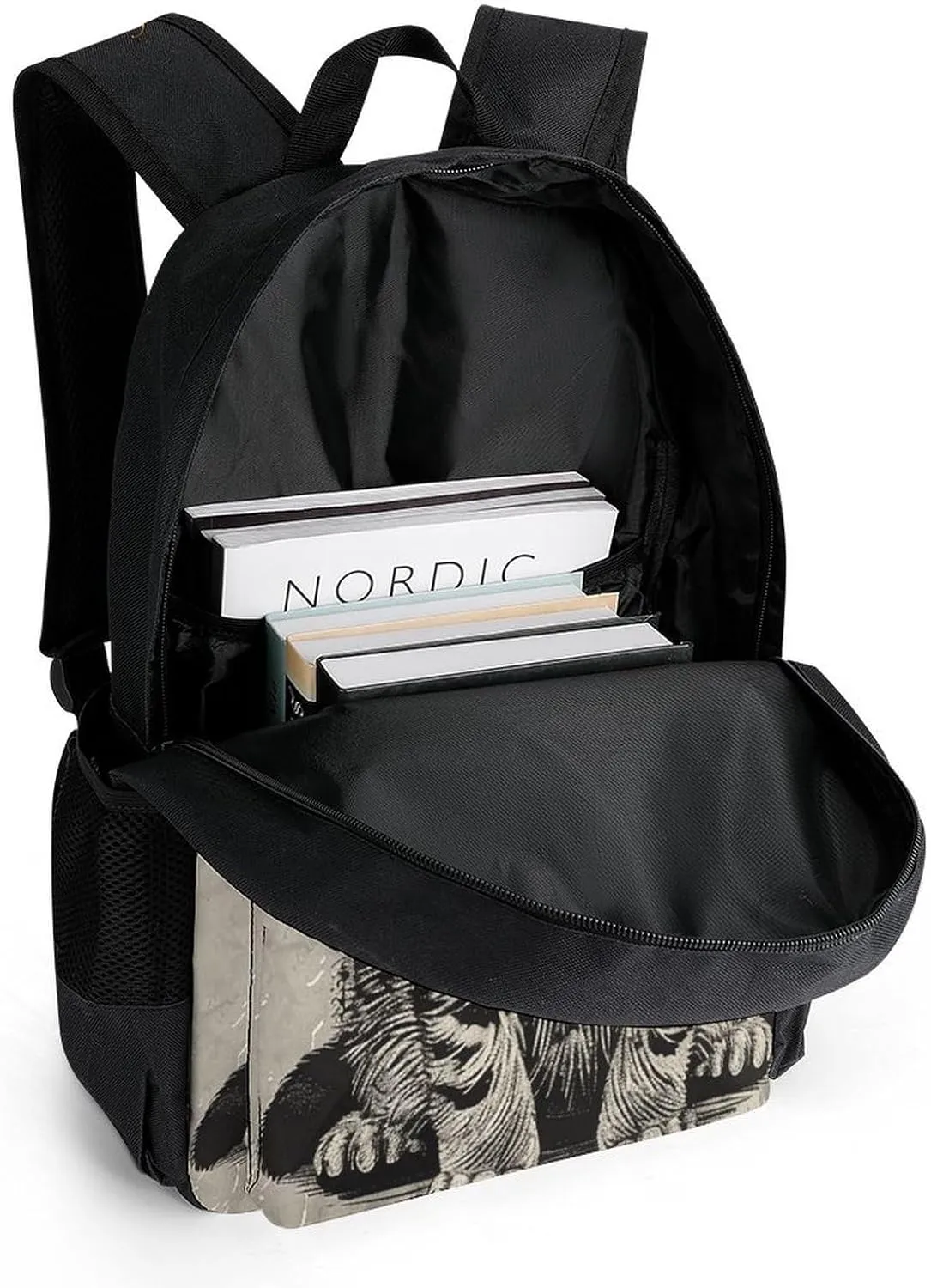 Backpack for Men Women Laptop Backpack Art Style Cat Casual Daypack Laptop Bag for Travel