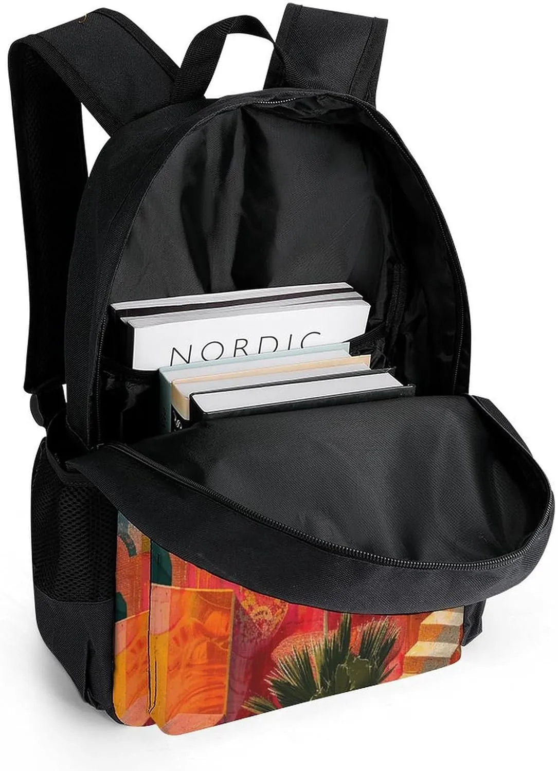 Backpack for Men Women Laptop Backpack Artistic Color Collage Casual Daypack Laptop Bag for Travel