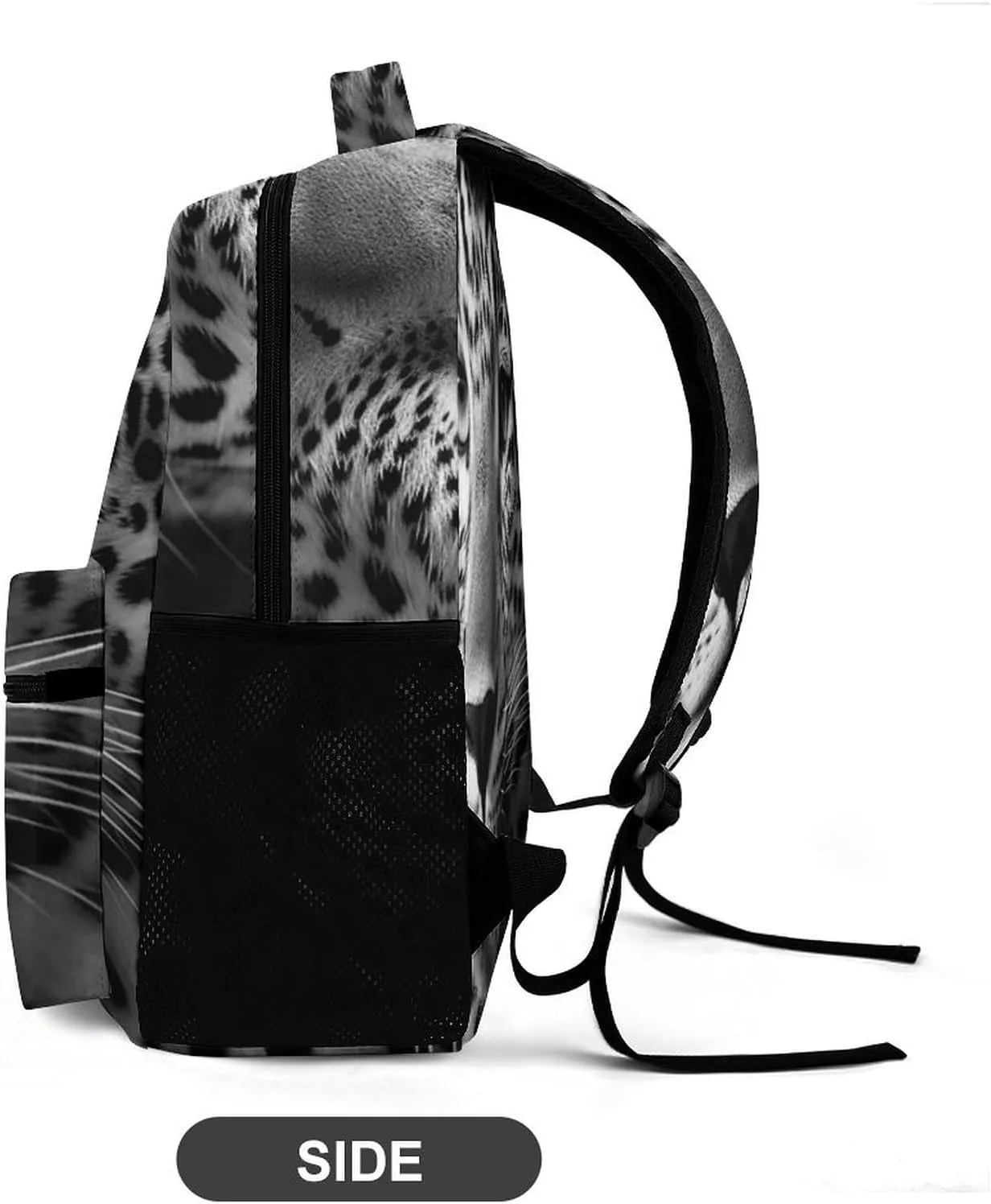 Backpack for Men Women Laptop Backpack Black And White Pattern Casual Daypack Laptop Bag for Travel