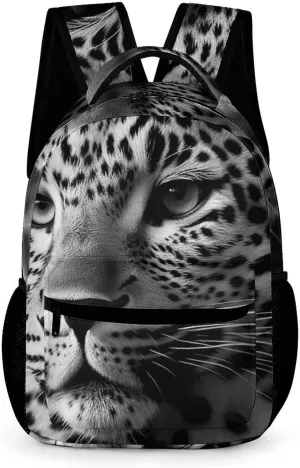 Backpack for Men Women Laptop Backpack Black And White Pattern Casual Daypack Laptop Bag for Travel